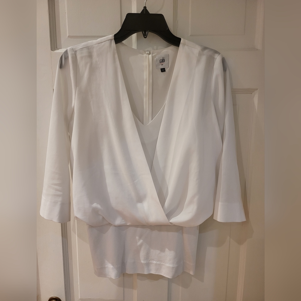 Cabi White Blouse; XS